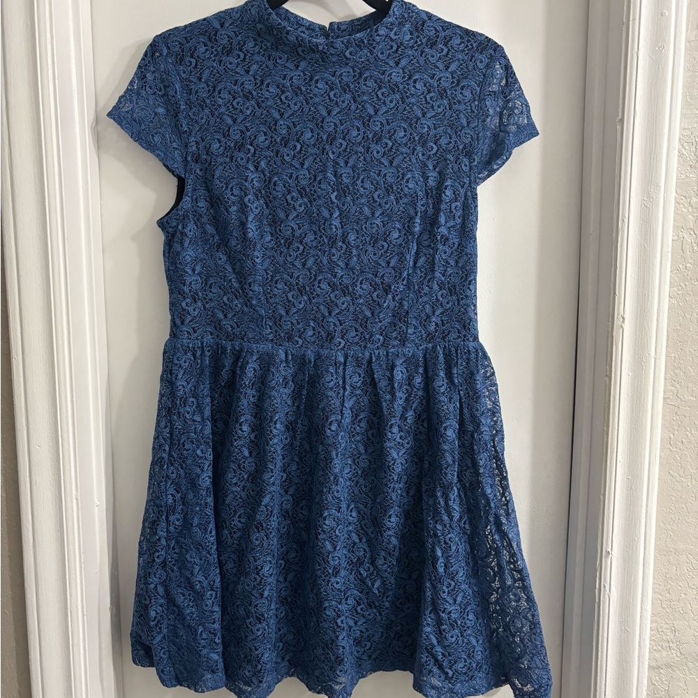 Romeo and Juliet Blue Lace Dress